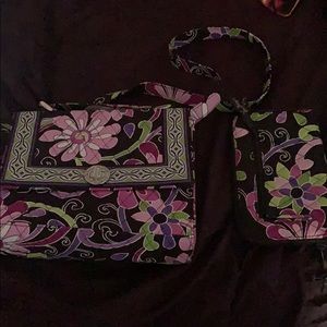 Vera Bradley purse and matching wallet
